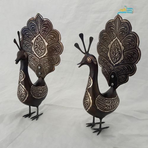 خرید، قیمت و مشخصات طاووس پامفتولی، مقاوم دربرابر نور گرما و ضربه، با کیفیت و زیبا، مناسب دکوری | هنرظریف