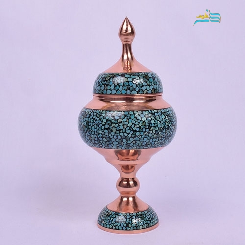 خرید، قیمت و مشخصات شکلات خوری فیروزه کوبی، مناسب دکور و پذیرایی در منزل و محل کار | هنرظریف