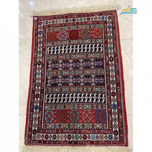 خرید، قیمت و مشخصات گلیم دستبافت پشمی سیرجان محصول شهر جهانی گلیم با رنگ گیاهی طبیعی | هنرظریف