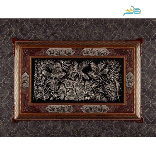 خرید، قیمت و مشخصات تابلو قلمزنی مسی اصفهان در ابعاد 53 در 83 سانتیمتر با ضمانت نامه معتبر - هنرظریف