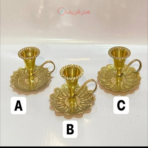 مشخصات، خرید و قیمت شمعدان برنجی هندی - هنرظریف