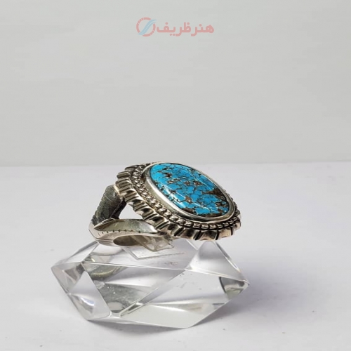 قیمت جدیدترین انگشتر مردانه فیروزه نیشابوری - هنرظریف