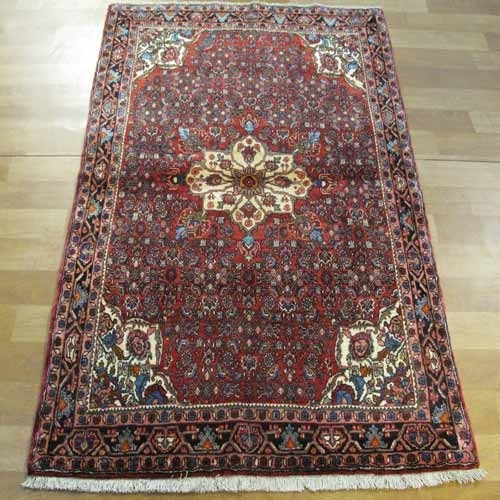 مشخصات، خرید و قیمت فرش دستباف بيجار طرح لچک و ترنج سایز ذرع و نیم کد ۳۸۹۹۲ - هنرظریف