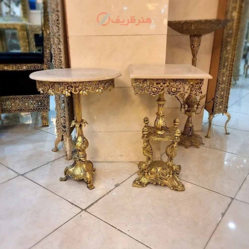 خرید، قیمت و مشخصات میز تلفن آلومینیومی، بسیار زیبا و شیک، آلومینیوم درجه 1، ورق ضخیم، با ضمانت کیفیت | هنرظریف