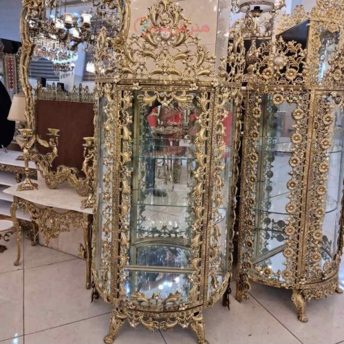 خرید، قیمت و مشخصات مینی بوفه برنزی و آلومینیومی، بسیار زیبا و چشم نواز، برنز درجه 1، آلومینیوم درجه 1، ورق ضخیم | هنرظریف