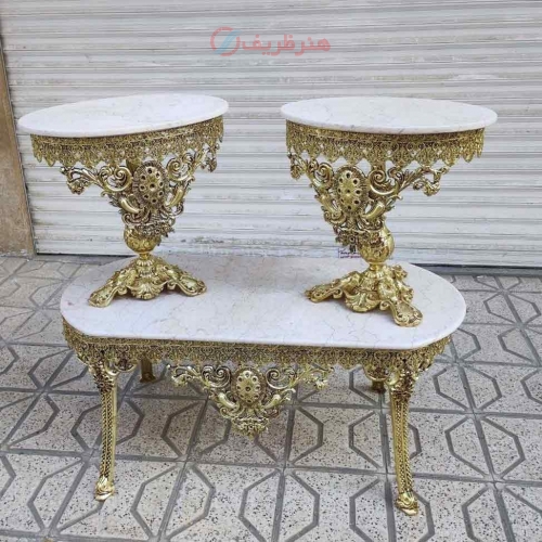 خرید قیمت و مشخصات جلو مبلی ۳ تیکه روکش برنز با رنگ ثابت و کیفیت درجه 1 محصول اصفهان | هنرظریف