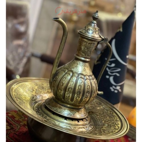 خرید آنلاین، آفتابه لگن برنجی، ورق ضخیم، باکیفیت درجه یک، رنگ ثابت | هنرظریف