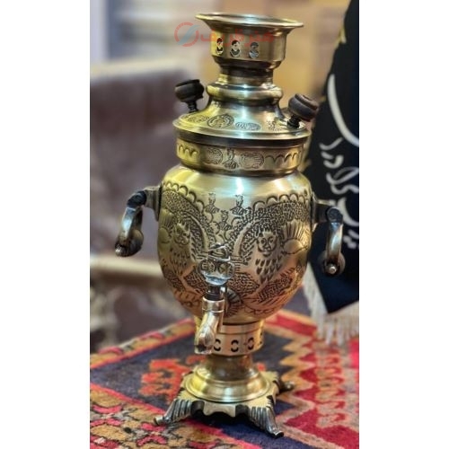 خرید آنلاین، سماور 1.5 لیتری نظر دسته گوشواره، ورق ضخیم، کیفیت درجه یک | هنرظریف