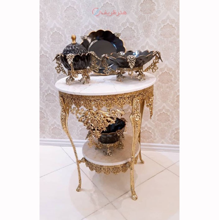 مشخصات، قیمت و خرید میز خاطره قطر 60، چهار تاج، جنس آلیاژ آلومینیوم، به قیمت تولیدی  | هنرظریف