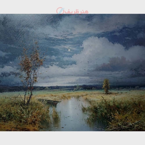 خرید آنلاین، تابلو نقاشی آرامش، هنر دست یک هنرمند تکرار نشدنی، کیفیت رنگ درجه یک | هنرظریف