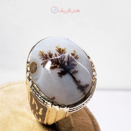 خرید، قیمت و مشخصات انگشتر شجر تک درخت و ماه، کلکسیونی، بسیار با کیفیت، زیر قیمت بازار | هنرظریف