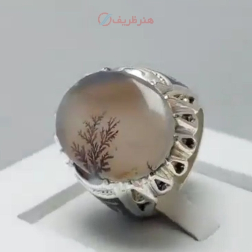 خرید، قیمت و مشخصات، انگشتر شجر تک درخت فوق کلکسیونی رکاب نقره با کیفیت درجه یک، زیر قیمت بازار | هنرظریف