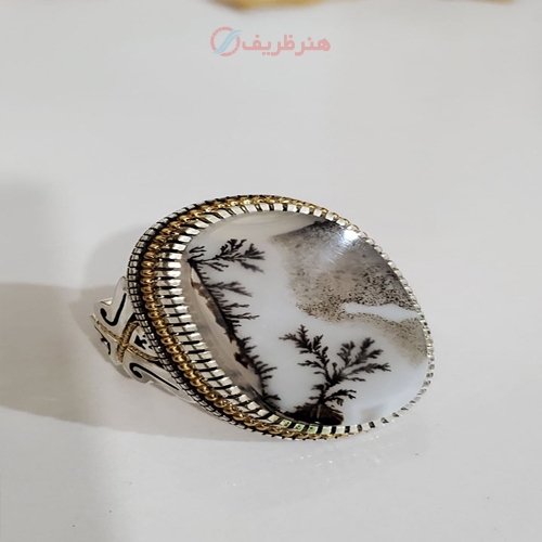 خرید، قیمت و مشخصات انگشتر شجر منظره رویایی طراحی فوق کلسیونی کیفیت عالی زیر قیمت بازار | هنرظریف
