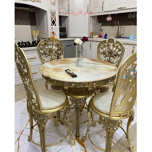 خرید، قیمت و مشخصات میز ناهار خوری 4 نفره آلیاژ، زیبا و با کیفیت عالی، به قیمت تولیدی | هنرظریف