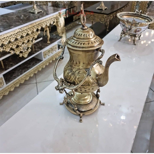 خرید، قیمت و مشخصات قوری وارمر برنجی، با کیفیت و رنگ ثابت، زیر قیمت بازار، رنگ ثابت | هنرظریف