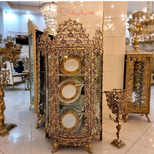 خرید، قیمت و مشخصات مینی بوفه جدید مدل گل سرخ جنس آلیاژ، رنگ ثابت با طراحی بسیار عالی و کیفیت - هنرظریف