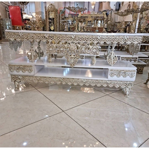 خرید، قیمت و مشخصات میز ال سی دی آلومینیومی، بسیار شیک و خاص با رنگ ثابت زیر قیمت بازار  - هنرظریف