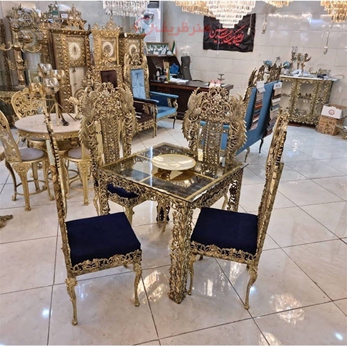 خرید، قیمت و مشخصات میز ناهار خوری 4 نفره، فوق العاده زیبا و خاص زیر قیمت بازار ، کیفیت عالی - هنرظریف