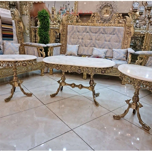 خرید، قیمت و مشخصات جلو مبلی و عسلی برنز با سنگ مرمر درجه یک، فوق العاده شیک و زیبا زیر قیمت بازار ، کیفیت عالی - هنرظریف