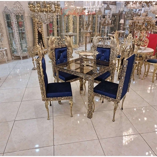 خرید، قیمت و مشخصات میز ناهار خوری 4 نفره طاووس، بسیار خاص و چشمگیر زیر قیمت بازار ، کیفیت عالی با رنگ ثابت - هنرظریف