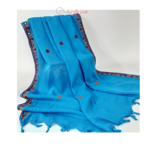 خرید، قیمت و مشخصات شال سوزندوزی جنس پارچه درجه یک و با کیفیت کد 001 پر فروش و  قیمت عالی - هنرظریف