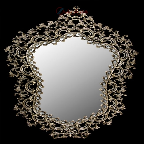 خرید، قیمت و مشخصات آینه دیواری جنس بدنه آلیاژ و رنگ ثابت طراحی شیک و خاص - هنرظریف