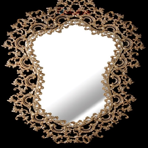 خرید، قیمت و مشخصات آینه دیواری مدل کلاسیک با بدنه آلیاژ و رنگ ثابت کیفیت درجه یک رنگ و بدنه - هنرظریف