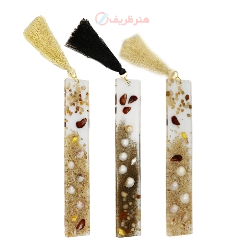 خرید، قیمت و مشخصات نشانگر کتاب رزینی دژاوو بدنه باو دوام و محصولی بسیار کاربردی مناسب کتابخوان ها مدل دریا و ساحل با بسته بندی 3 عددی - هنرظریف