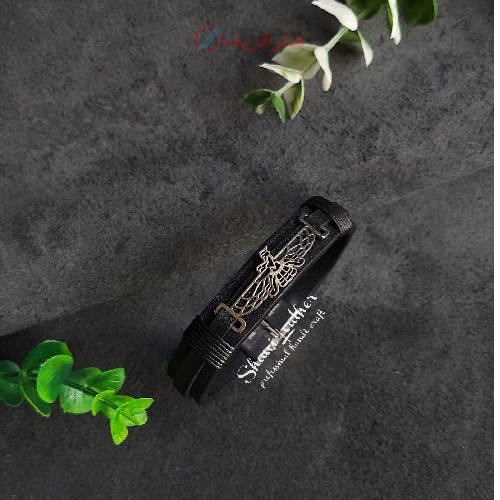 خرید آنلاین، دستبند چرم کاملا طبیعی شکیل و با کیفیت، به قیمت کارخانه | هنرظریف