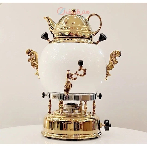 خرید آنلاین، سماور 6 لیتری مدل ساده سه کاره سفید، زیر قیمت بازار | هنرظریف