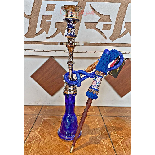 خرید، قیمت و مشخصات قلیان برنجی گلابی سفید، شیشه تراش زنبوری، سوپاپدار، گارانتی 5 ساله ارزان و باکیفیت _ هنرظریف