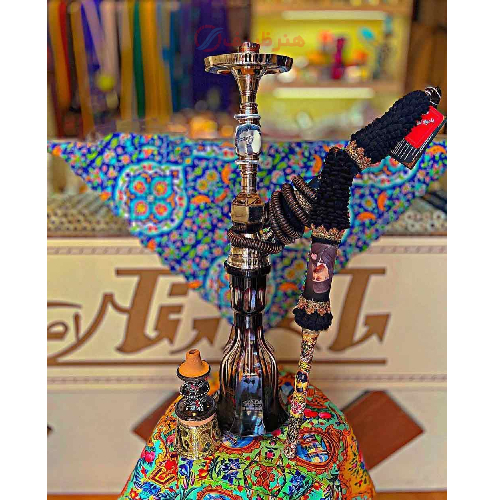 خرید، قیمت و مشخصات قلیان برنجی شمش یک مرتبه آبکاری، لبی تمام استخوان رخ با گارانتی 10ساله ارزان و باکیفیت _ هنرظریف