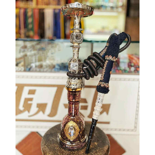 خرید، قیمت و مشخصات قلیان کامل برنجی یک مرتبه شمش قلم زنی، طرح ترنج شاه توت، گارانتی 10 ساله ارزان و باکیفیت _ هنرظریف