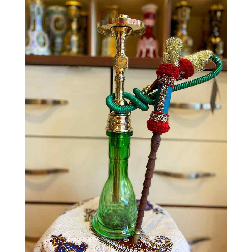 خرید، قیمت و مشخصات قلیان کامل برنجی، تنه مربع کوچک، لوله آلیاژی دارای 10 سال گارانتی ارزان و باکیفیت _ هنرظریف