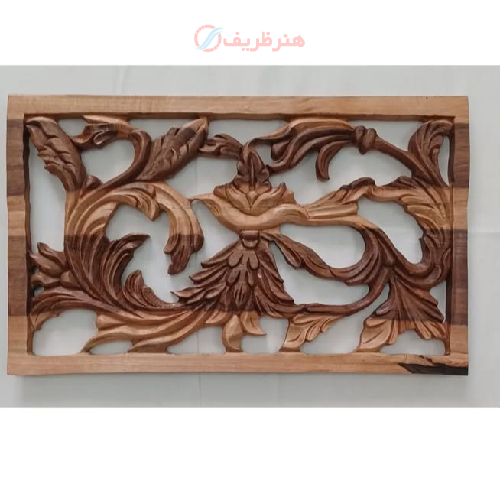 خرید، قیمت و مشخصات تابلو منبت‌ کاری، ساخته شده از چوب گردو، ارزان و با کیفیت _ هنرظریف