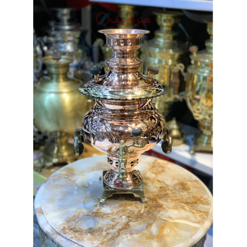 خرید، قیمت و مشخصات  سماور زغالی 4 لیتری مدل نگین،  دسته خواب ، جنس کاملا مسیارزان و باکیفیت _ هنرظریف