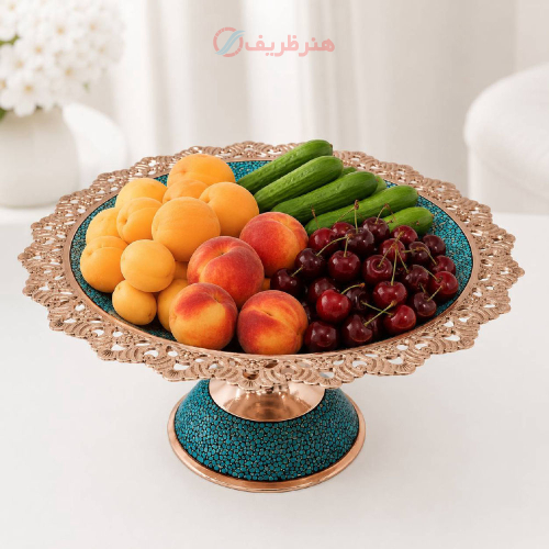خرید، قیمت و مشخصات میوه خوری فیروزه کوبی، مدل قلمه زنی و شبکه بری؛ با کیفیت بالا _ هنرظریف