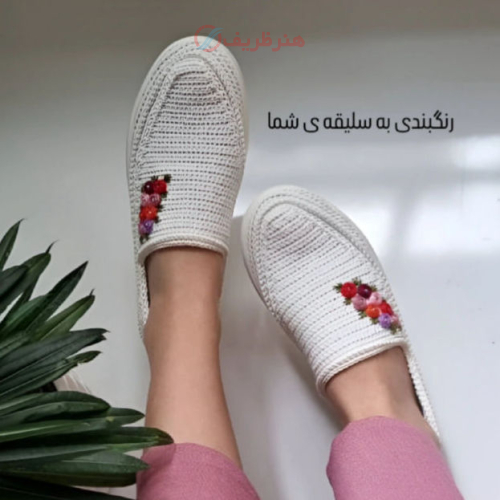 گیوه سنتی و مدرن ایرانی سبک و خنک با نخ پنبه | هنرظریف