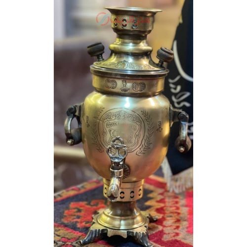 خرید آنلاین، سماور زغالی 1.5 لیتری نظر دسته گوشواره، رنگ ثابت و باکیفیت بالا | هنرظریف