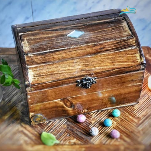 جعبه چوبی گنجشک وود مناسب برای نگهداری زیورآلات، باکس هدیه و گل آرایی