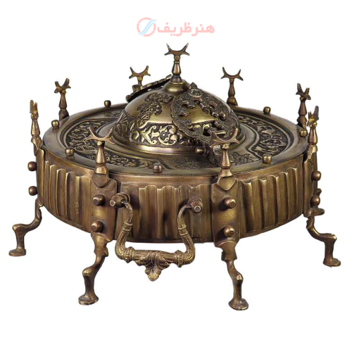 منقل زغالی برنجی خان بختیاری ۴۰، سنگین وزن