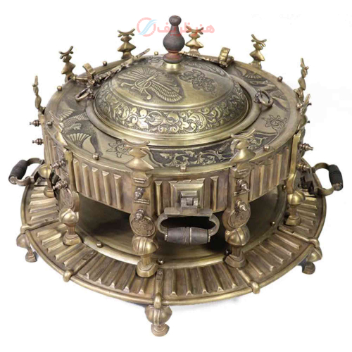 منقل خان بختیاری ۶۰ با سینی- هنرظریف