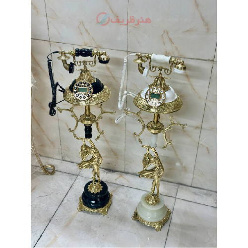تلفن گرد مدل پرنس پایه سنگی