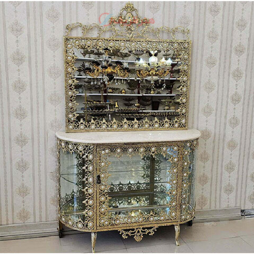 ینه کنسول ویترینی مدل آفتابگردان بزرگ، پرکار_ هنرظریف