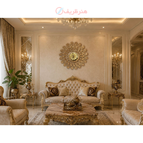 ساعت دیواری آلیاژی، زیبا و رنگ ثابت - هنرظریف