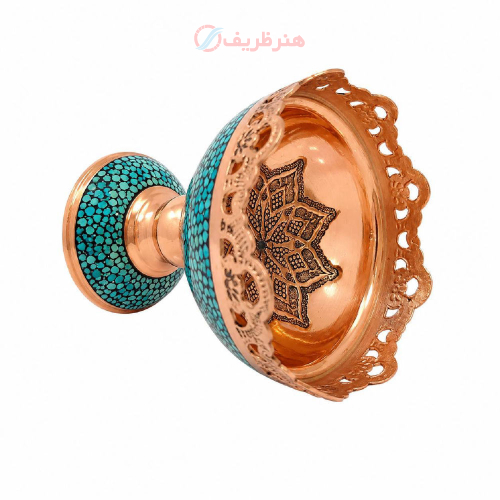 آجیل خوری فیروزه کوبی پرنسا،مدل حاشیه گل
