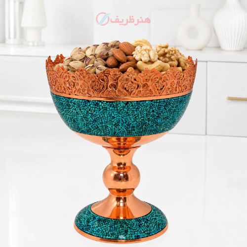 آجیل خوری فیروزه کوبی پرنسا، مدل پایه دار