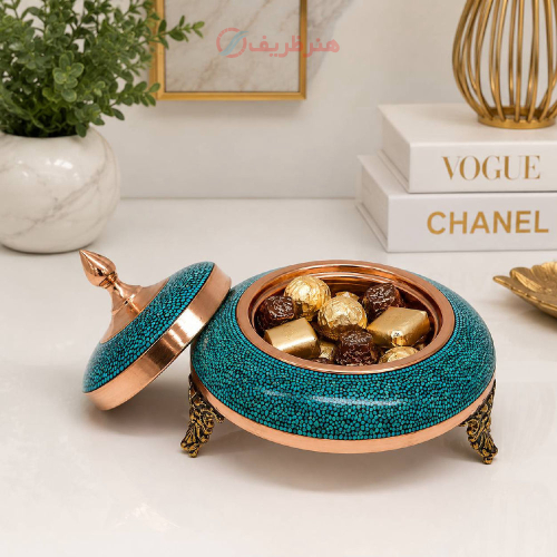 خاویار خوری فیروزه کوبی پرنسا، مدل قندانی