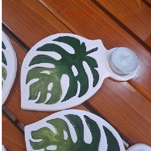 جاشمعی دست ساز، طرح برگ انجیری مینیمال