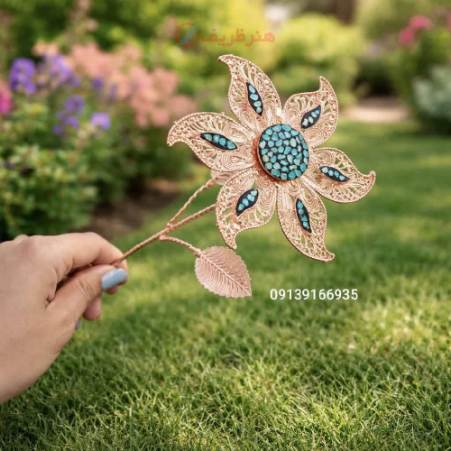 گل دکوراتیو فیروزه کوبی پرنسا